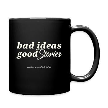 Mauvaises idées - Mug uni - noir - Droite