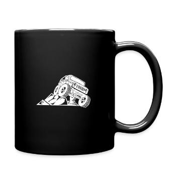 Off-road SUV - Full Colour Mug - black - Right