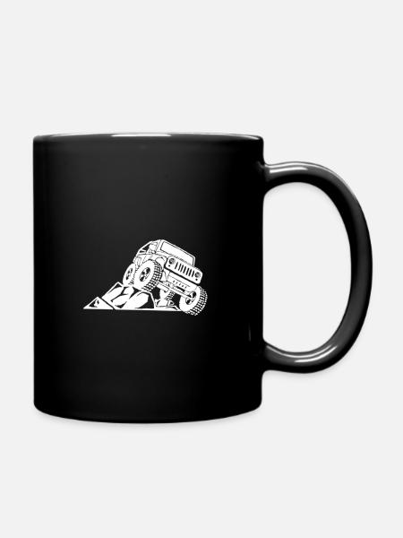 Off-road SUV - Full Colour Mug - black