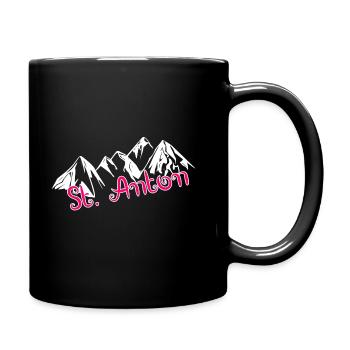 St. Anton - Mug uni - noir - Droite