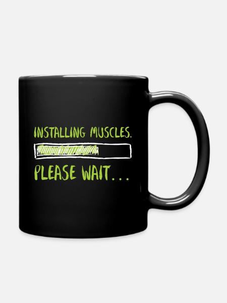 Muscles Graphique - Mug uni - noir