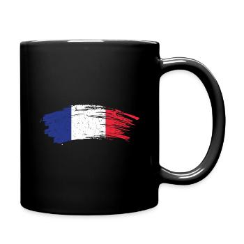 France - Mug uni - noir - Droite