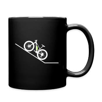 Vélo de montagne Ebike Ooohh EASY design couleur sélectionnable - Mug uni - noir - Droite