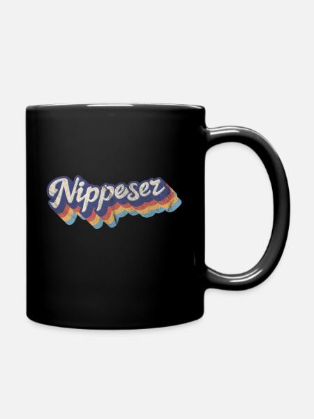 Nippeser Retro Veedel Cologne-Nippes - Full Colour Mug - black