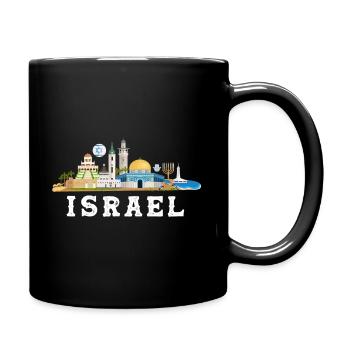 Israel - Full Colour Mug - black - Right