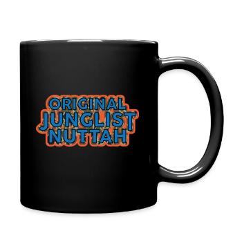 Drum n Bass | Original Junglist Nuttah - Tasse einfarbig - Schwarz - Rechts
