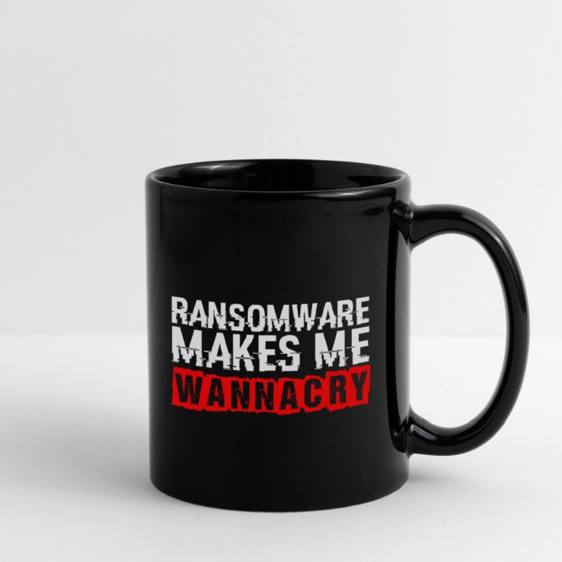 Ransomware Makes Me Cry Hacker Code Hackers Full Colour Mug
