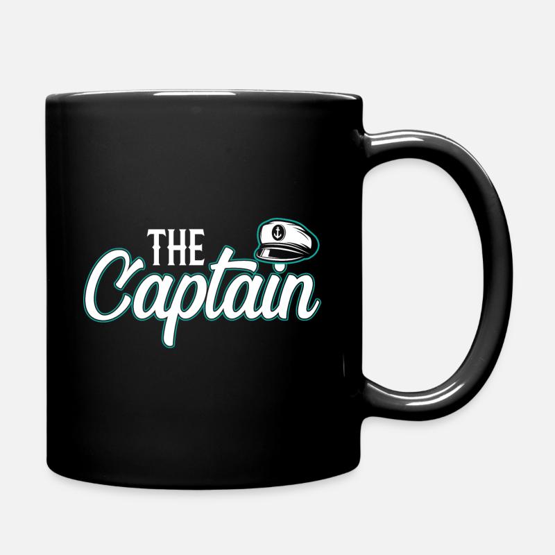 Der Captain - Tasse einfarbig - Schwarz