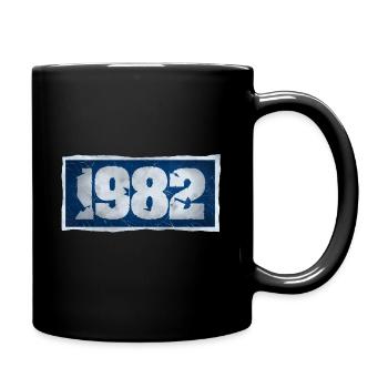 1982 - Tasse einfarbig - Schwarz - Rechts