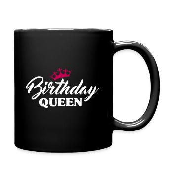 Anniversaire Dames Birthday Queen 2 - Mug uni - noir - Droite