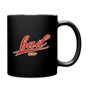 bad ass boy asshole bandit ganowe dieb mugger capuchon - Mug uni - noir - Droite