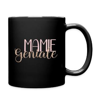 Mamie Geniale - Tasse einfarbig - Schwarz - Rechts