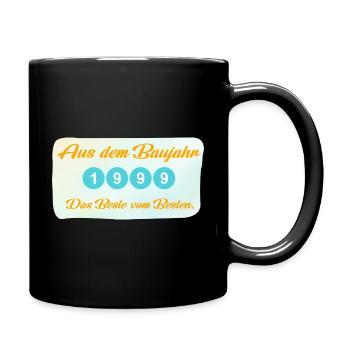 Aus dem Baujahr 1999 - Tasse einfarbig - Schwarz - Rechts