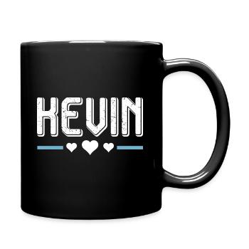 Kevin - Tasse einfarbig - Schwarz - Rechts