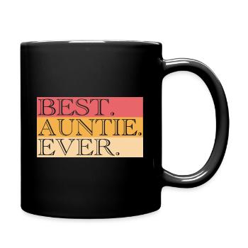 Aunt Godmother Hero Gift for Godmother - Full Colour Mug - black - Right