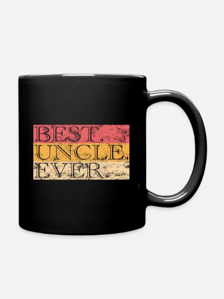 Onkel Pate Held Geschenk für Patenonkel - Tasse einfarbig - Schwarz