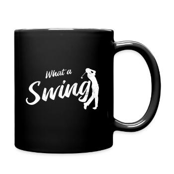Golfplatz zum Golfen Golf - Tasse einfarbig - Schwarz - Rechts