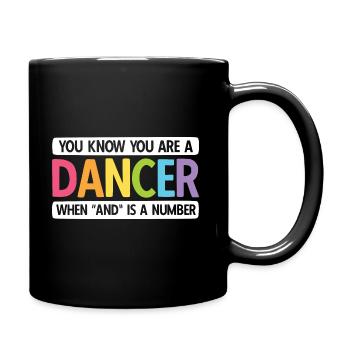 Breakdancing Tanzen für Tänzer - Tasse einfarbig - Schwarz - Rechts