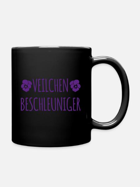 veilchenbeschleuniger - Tasse einfarbig - Schwarz