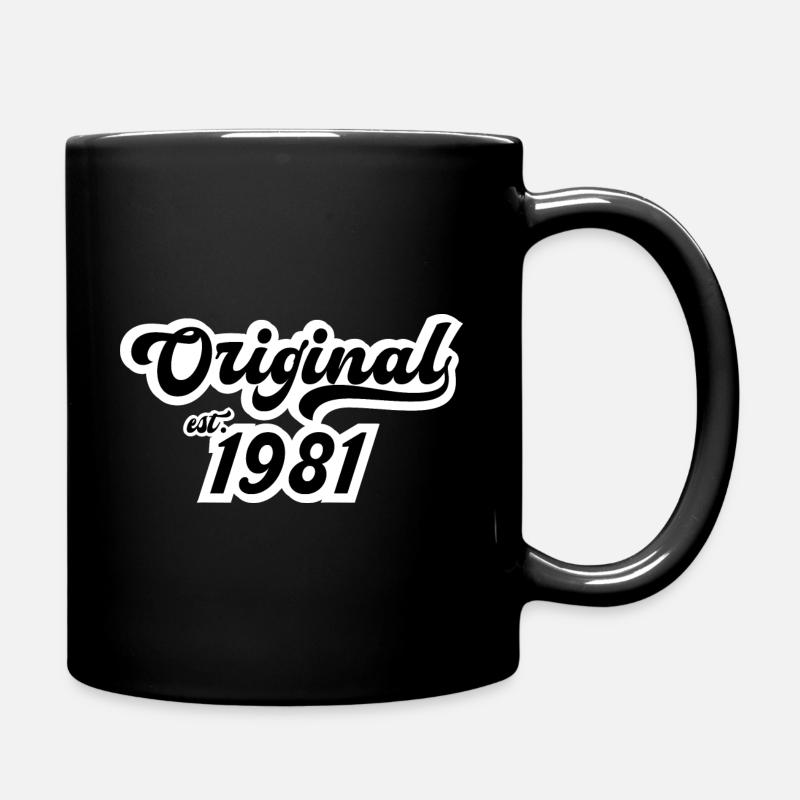 1981 Anniversaire - Mug uni - noir