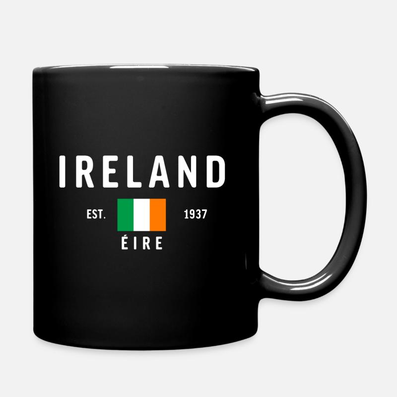Ireland Est 1937 - Full Colour Mug - black