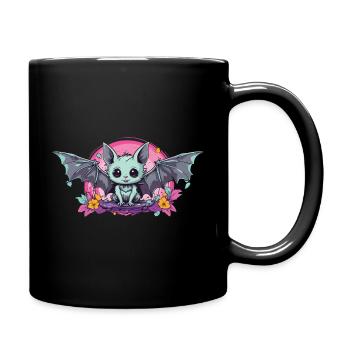 Occulte Kawaii gothique chauve-souris Pastel e-Girl - Mug uni - noir - Droite