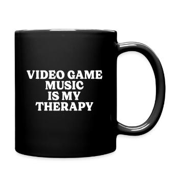 Geek Thérapie Musique De Jeux Vidéos - Mug uni - noir - Droite