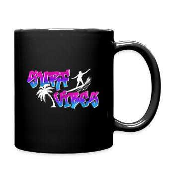 Surf vibes - Femmes / Filles - Mug uni - noir - Droite
