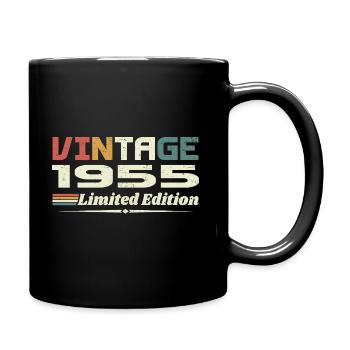 Vintage 1955 Cadeau 1955 Anniversaire 1955 Retro - Mug uni - noir - Droite