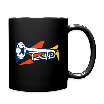 Trompette Pop Art - Mug uni - noir - Droite