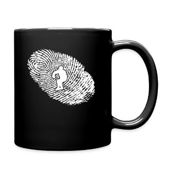 empreinte adn dns cadeau hockey ice hockey i - Mug uni - noir - Droite
