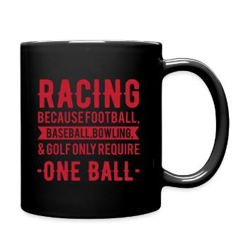 Motorsport Ball - Full Colour Mug - black - Right