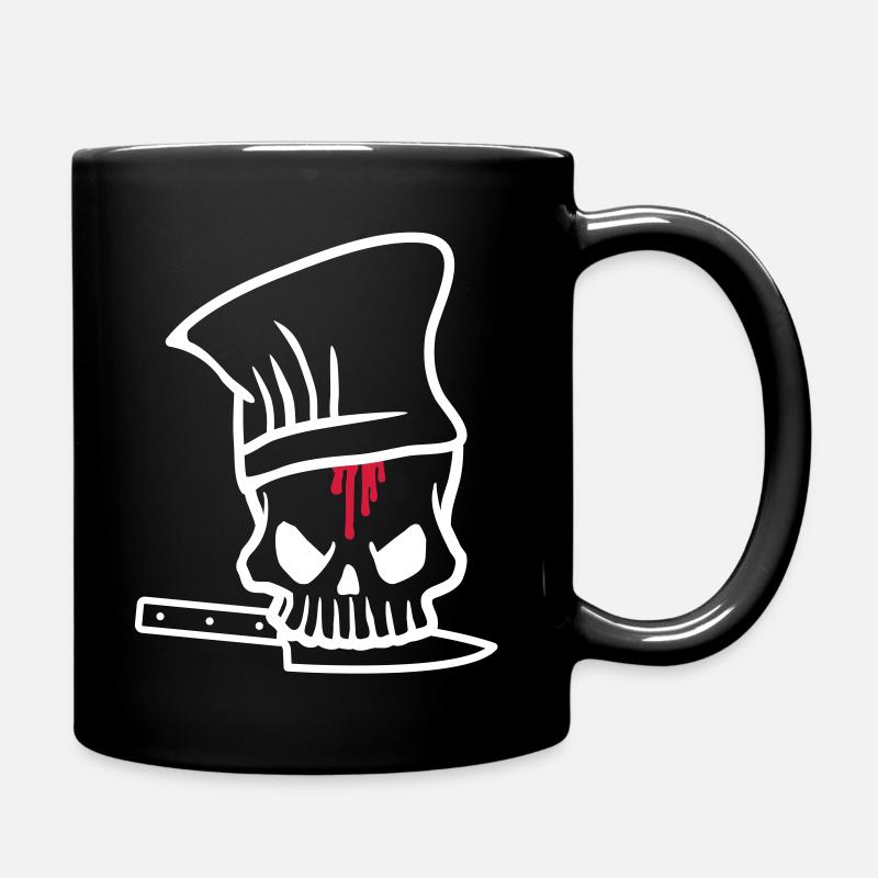 Chef Skull - Tasse einfarbig - Schwarz