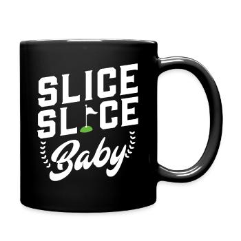 Tranche tranche bébé - Mug uni - noir - Droite