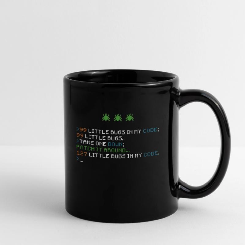 99 kleine Fehler in meinem Code Coding Debugging lustig Tasse einfarbig
