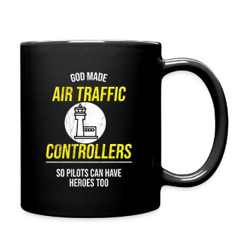 Air Traffic Control - Air Traffic Controller - Full Colour Mug - black - Right