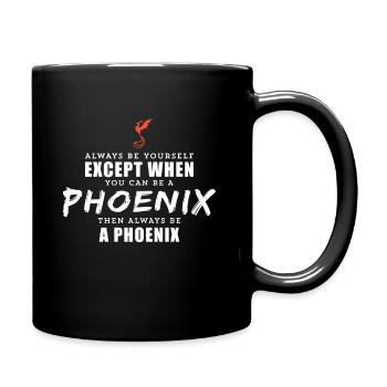 T-shirt d'oiseau mythologique Always Be Yourself Phoenix - Mug uni - noir - Droite