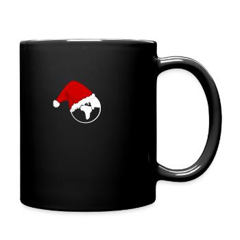 Reisen sind das perfekte Weihnachtsgeschenk - Tasse einfarbig - Schwarz - Rechts