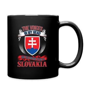 Je veux aller en Slovaquie - Mug uni - noir - Droite