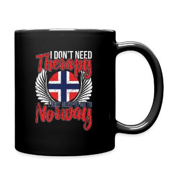 Norway - Full Colour Mug - black - Right