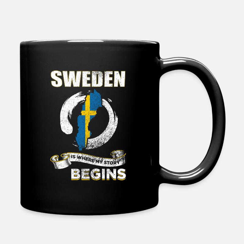 Suède - Mug uni - noir