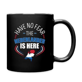 Ne vous inquiétez pas, le Nederlander est là - Mug uni - noir - Droite
