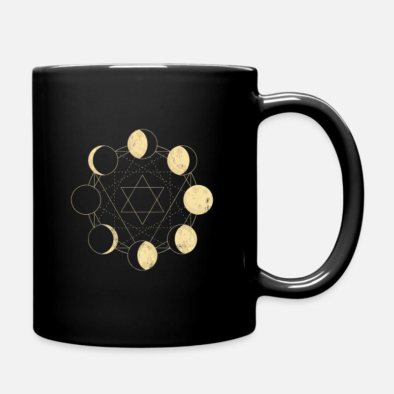 Phase de lune Infinity Goth Wicca Pagan Celtic - Mug uni - noir