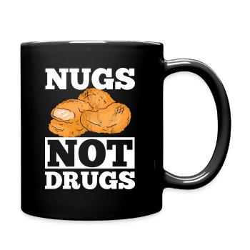 Nugs Not Drugs Gift T-shirts minimalistes drôles - Mug uni - noir - Droite