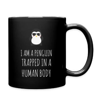Perfect Gift For A Penguin Lover Cute Penguin - Full Colour Mug - black - Right