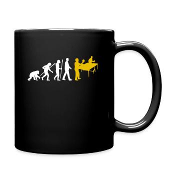 Evolution Table de ping-pong - Mug uni - noir - Droite
