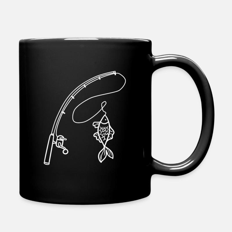 Pêche pêcheur passe-temps pêche pêche sportive - Mug uni - noir