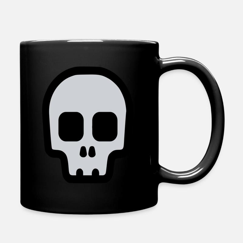 scull - Full Colour Mug - black