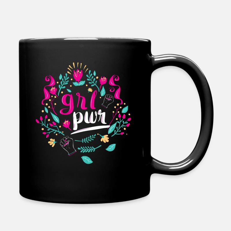 Girl Power - Tasse einfarbig - Schwarz