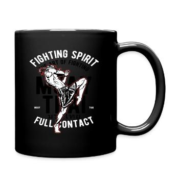 Muay Thai, MMA, Fighter - Full Colour Mug - black - Right